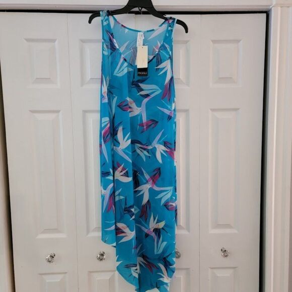 Profile by Gottex Womens Paradise Round Neck Dress Swimwear Cover up Siz… - Picture 6 of 7